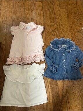 JANIE & JACK AND RALPH LAUREN Tops (6-12 months)